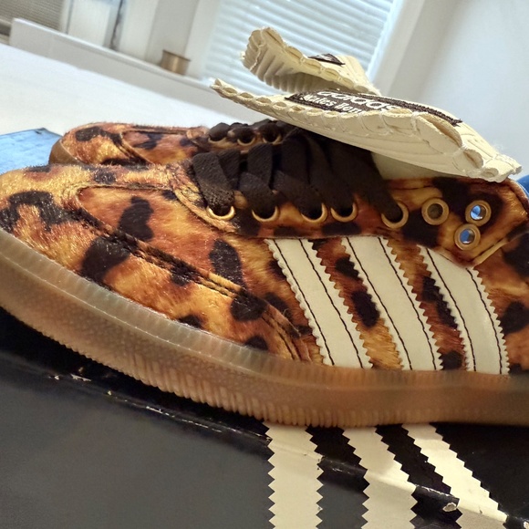 Adidas x Wales Bonner Pony Tonal Samba Leopard US 5 - Picture 5 of 9